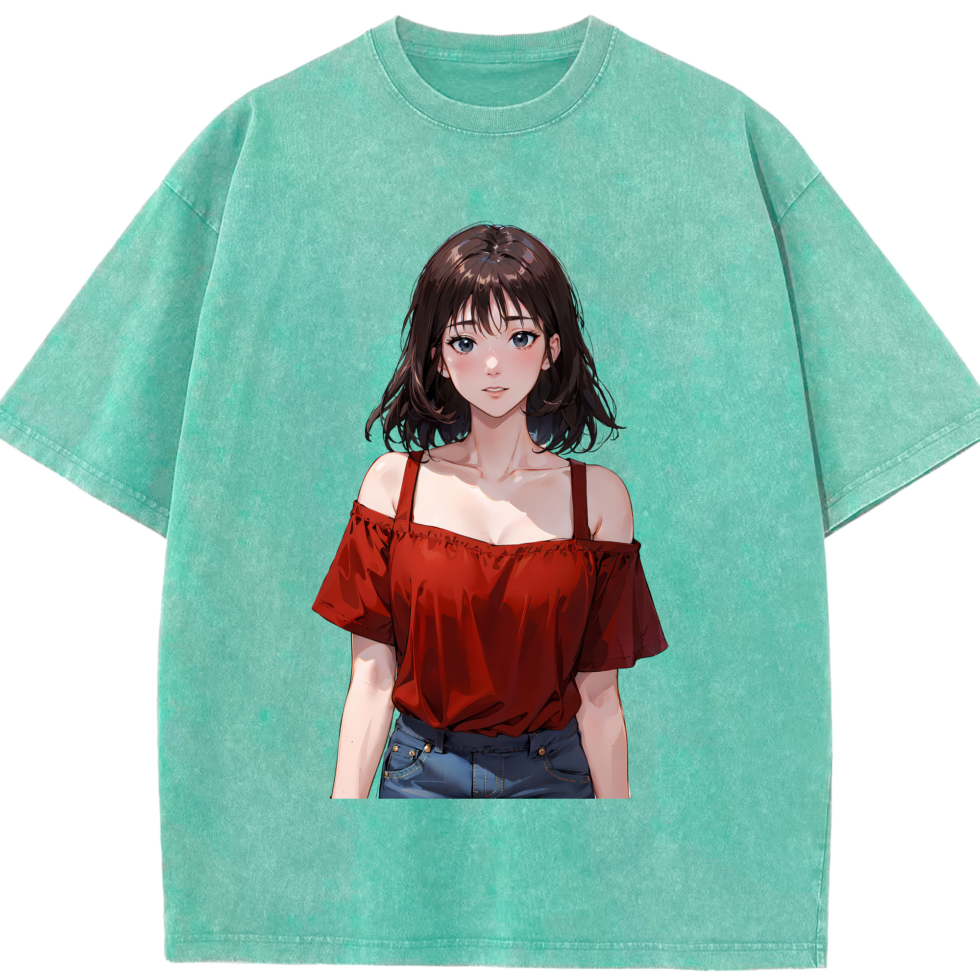 （画像用） SLAM DUNK／スラムダンク 綿100% ヴィンテージ風 半袖Tシャツ（フロントプリント）